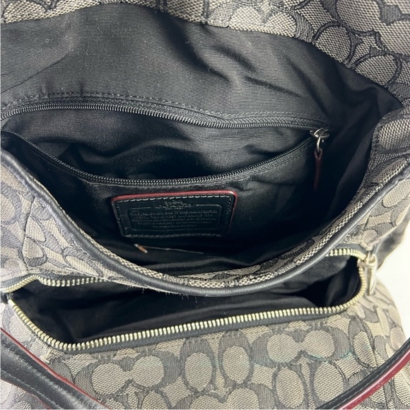 Coach Phoebe Shoulder Bag black on black soho - Picture 4 of 6